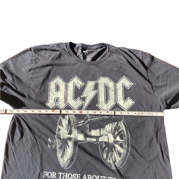 AC/DC For Those About To Rock Blk T-Shirt - Picture 3 of 5